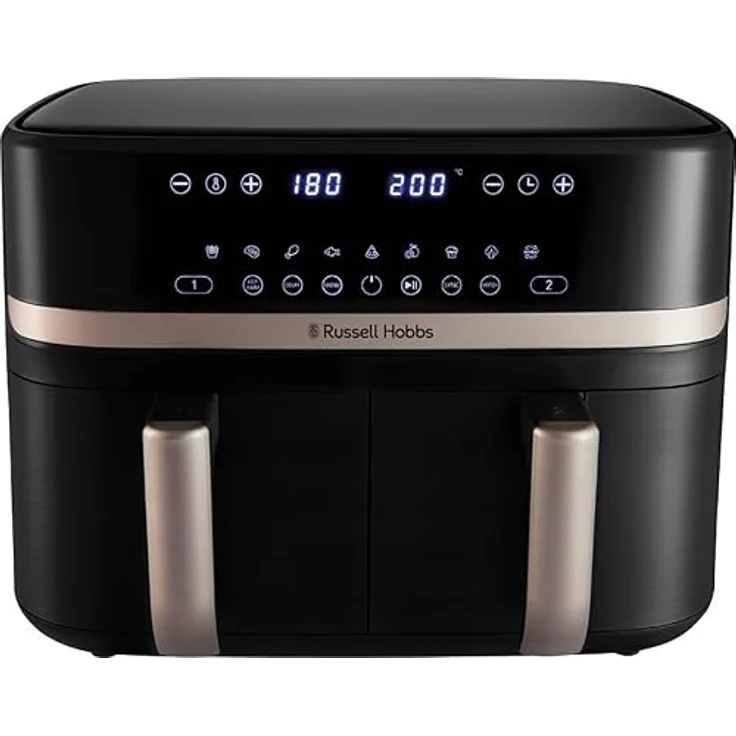 RUSSELL HOBBS SatisFryTM Dual Basket Heißluftfritteuse 27680-56, 2800 W, 9 Programme, 4,5 L, wenig oder kein Öl erforderlich – Bild 3