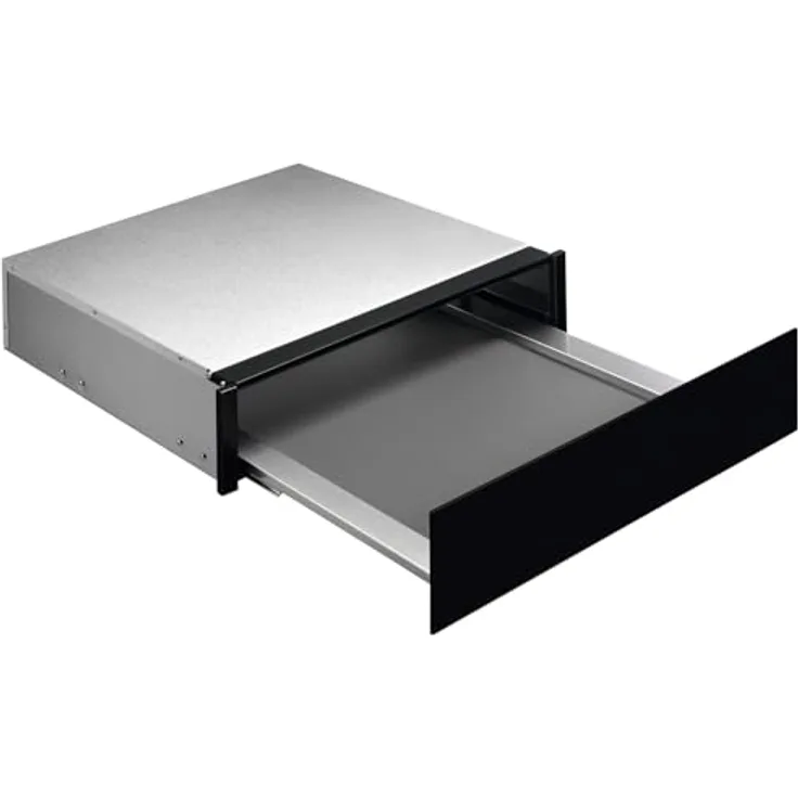 AEG OS7K10B Zubehörschublade, Wärmeschublade für bis zu 6 Teller, höhenverstellbar, schwarz