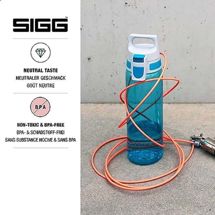 Sigg Total Clear One Trinkflasche, Aqua, 0,6 – Bild 3