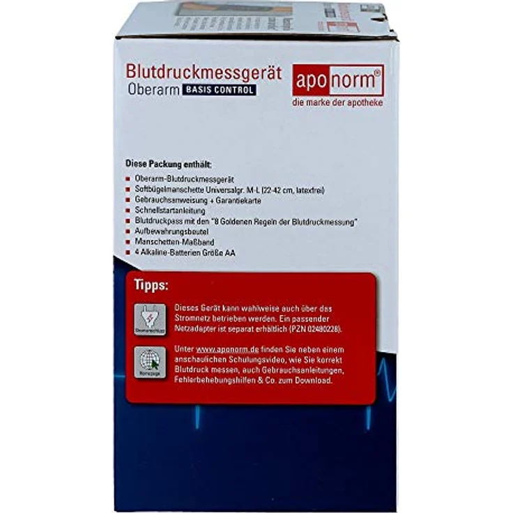 Aponorm Basis Control Blutdruckmessgerät – Bild 5