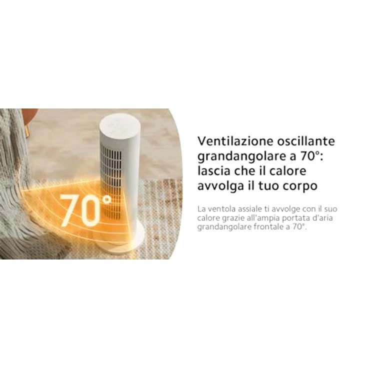 Xiaomi Smart Tower Heater Lite Indoor White Fan electric space heater, Heizkörper, Konvektor – Bild 2