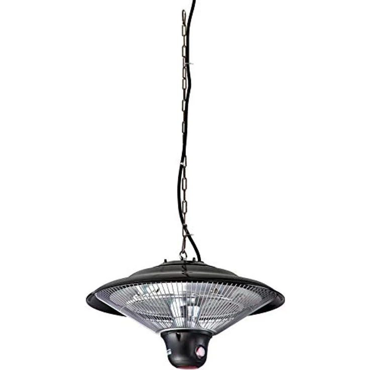 DEMA Deckenheizstrahler DHS 1500R, Halogen Heizgerät mit Fernbedienung, 3 Leistungsstufen, spritzwassergeschützt IP34 – Bild 4