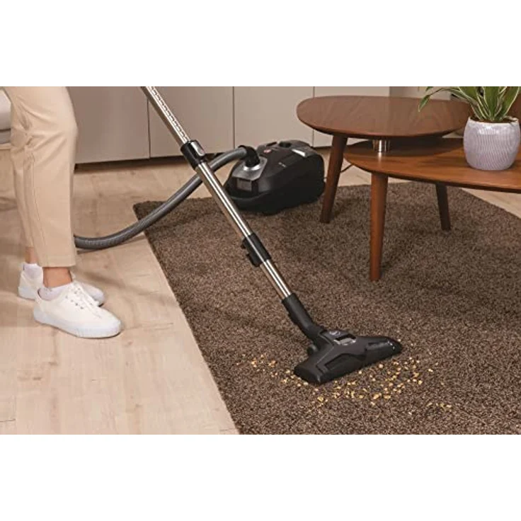Hoover H-ENERGY HE320PET Bodenstaubsauger mit 3,5 L Beutel - leiser Staubsauger mit automatischem Beutelentsorgungssystem - PET Edition mit Tierdüse, blau – Bild 2