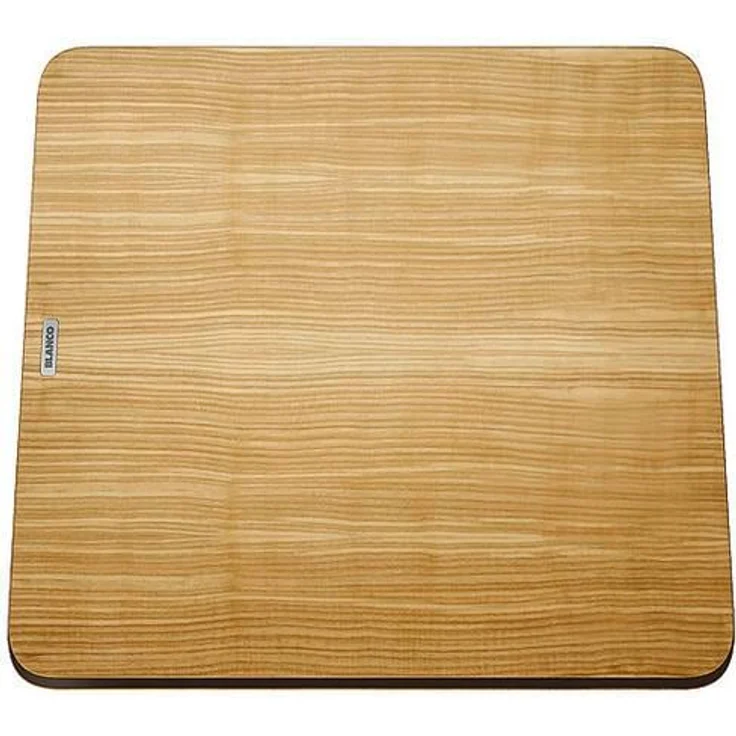 Blanco Esche-Compound-Schneidbrett 402 x 382 mm Passend zur ZENAR XL 6 S DampfgarPlus, Braun – Bild 1