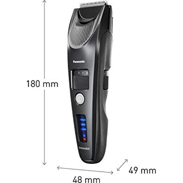 Panasonic Premium Haarschneider ER-SC40 mit 19 Längeneinstellungen, Haartrimmer 0,5-10 mm, Trimmer für Herren, Linearmotor – Bild 3
