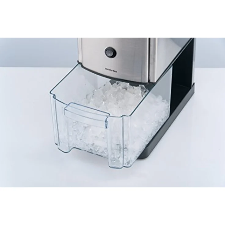 Trebs Edelstahl Eiscrusher ideal für Softdrinks, Cocktails oder kalte Nachtischzubereitung (1 kg zerkleinertes Eis pro Minute, Kapazität 3 Liter, 80 Watt) – Bild 4