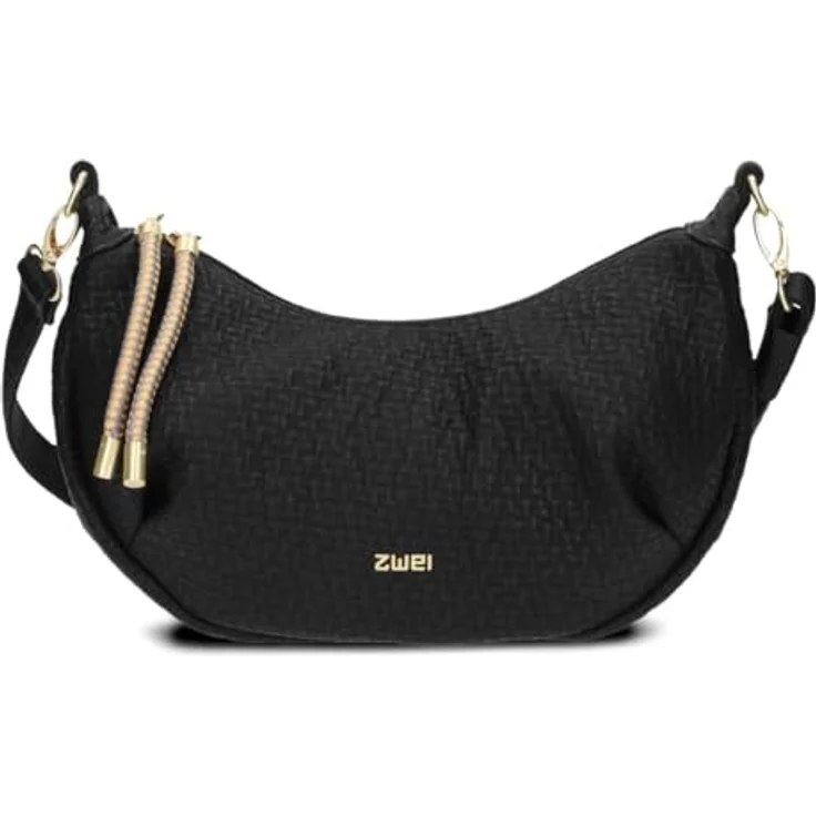 Zwei Lola LO70, Handtasche und Rucksack in Schwarz mit vielseitigem Design – Bild 2