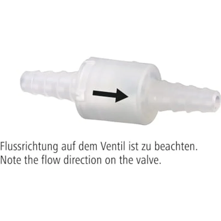 Xavax Waschmaschinenschlauch Rückschlagventil, mit 2 Schlauchschellen zur Verhinderung von Wasserrückstau – Bild 4