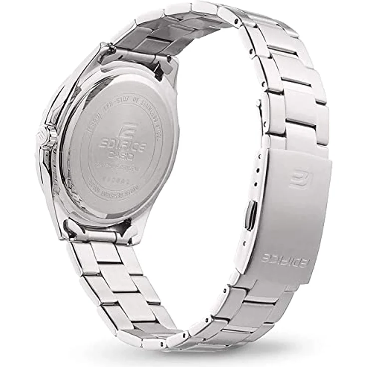Casio EFR-S108DE-3AVUEF, Analoguhr mit grünem Zifferblatt, silbernem Edelstahlarmband, Kalenderfunktion und 10 bar wasserdicht – Bild 2