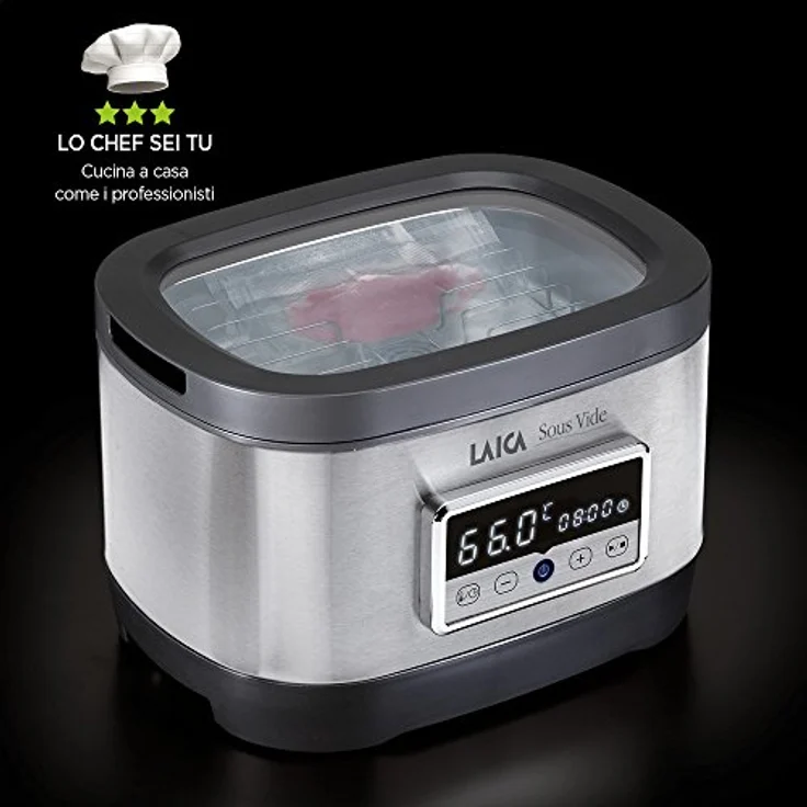 Laica SVC200, Sous Vide Garer, Edelstahl-Schwarz – Bild 7