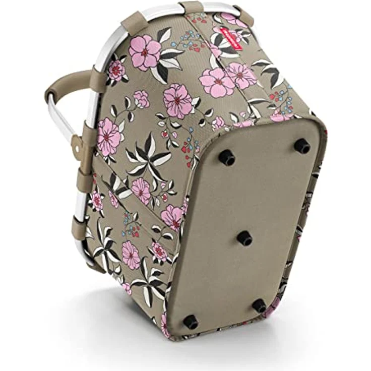 reisenthel carrybag garden taupe – Stabiler Einkaufskorb mit viel Stauraum und praktischer Innentasche – Elegantes und wasserabweisendes Design – Bild 3