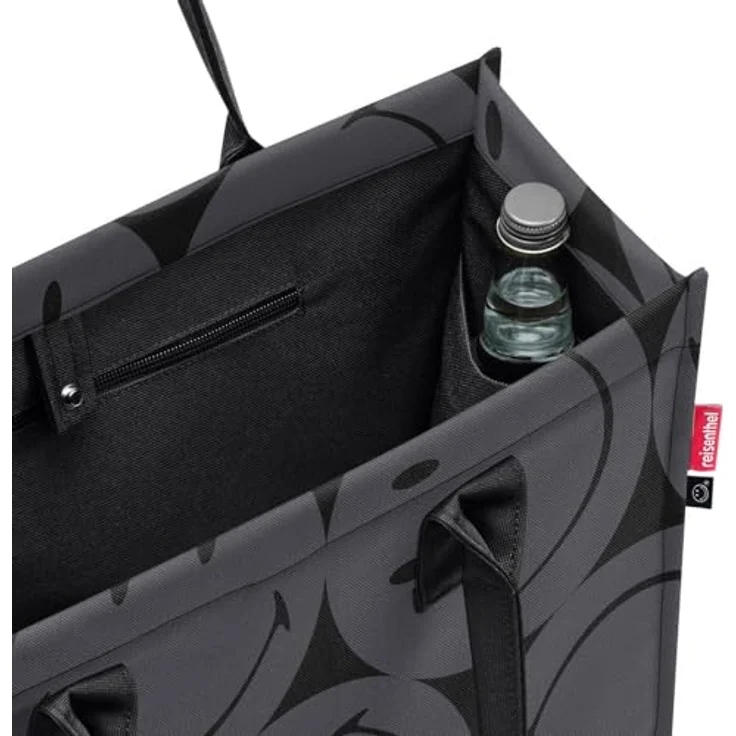 reisenthel Daily Shopper Tasche, 42 cm, Grau, geräumiges Hauptfach, wasserabweisend, mit Innentasche und stabilen Tragehenkeln – Bild 2