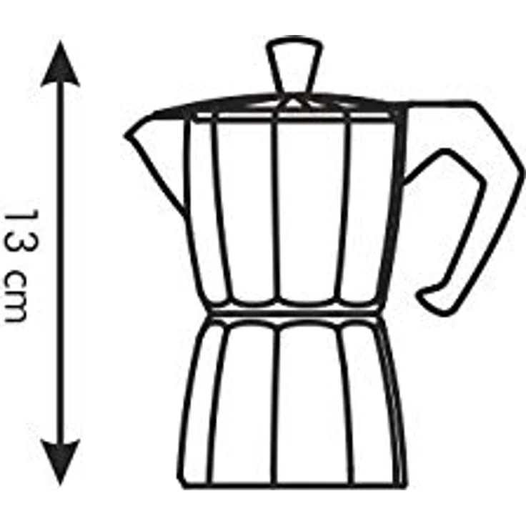 Tescoma Espressokocher, Silber-schwarz, 13 cm – Bild 4