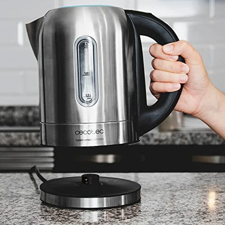 Wasserkocher Cecotec ThermoSense 290 Steel 2200W 1,7L Edelstahl – Bild 7