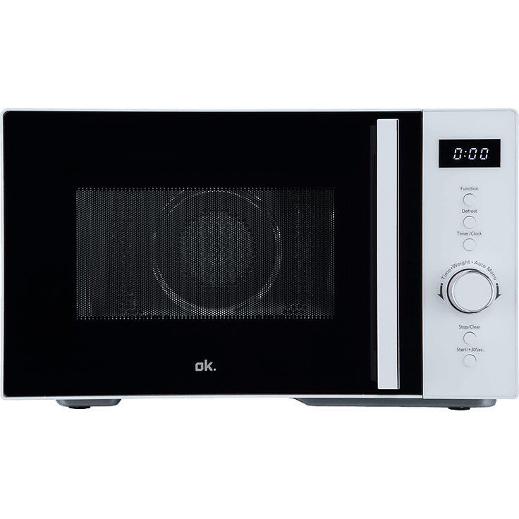 OK. OMWC 2324 DW, Mikrowelle (900 Watt, mit Grill- und Heißluftfunktion, weiß)