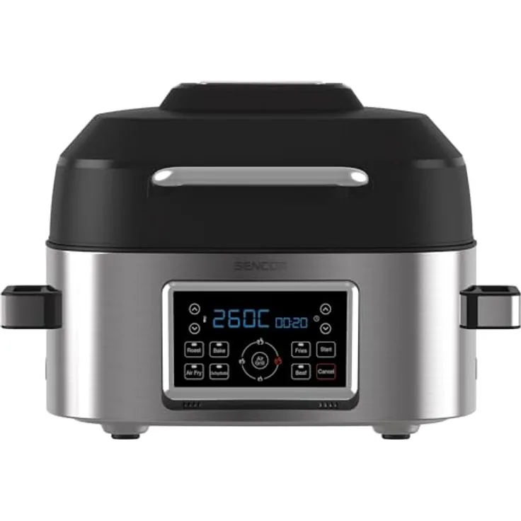 SENCOR AIR FRYER GRILL 7in1 SBG 8900SSS, Heißluftfritteuse - Edelstahl
