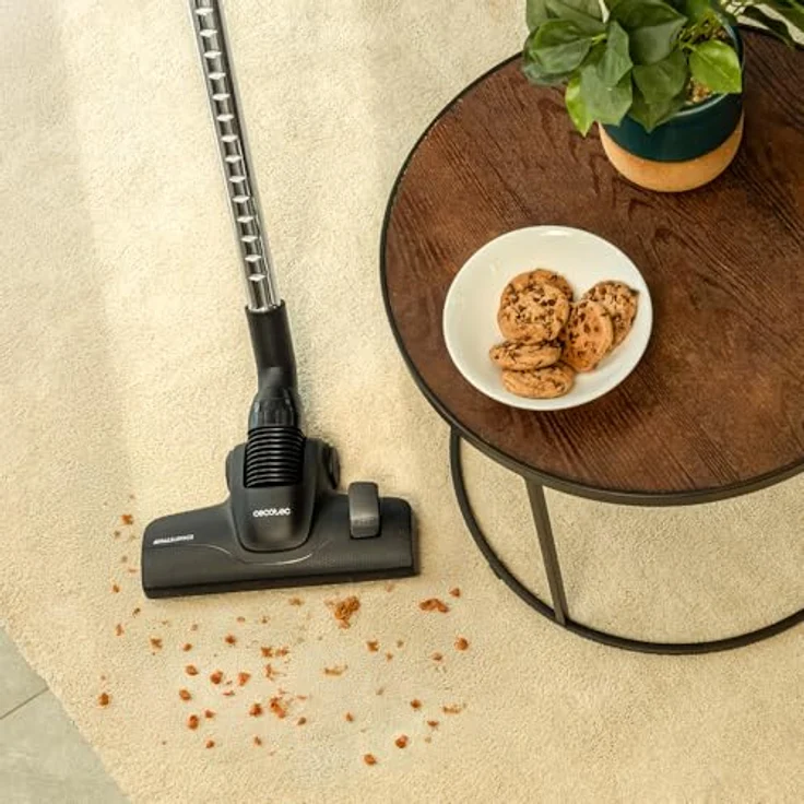 Cecotec Conga Rockstar Cyclonic Powerbag, Schlittenstaubsauger mit 900W und 175AW Saugleistung, 2L Behälter, HEPA-Filter, 10m Reichweite – Bild 4