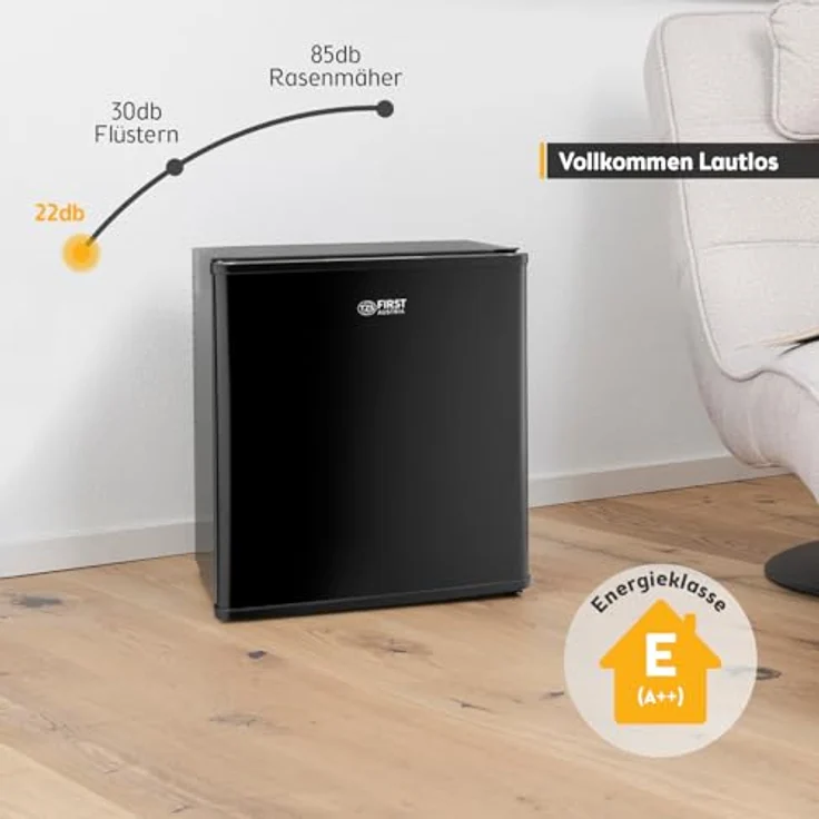 TZS First Austria Minikühlschrank | Lautlos & Energieeffizient | Wechselbarer Türanschlag | LED-Beleuchtung | 30L – Bild 4