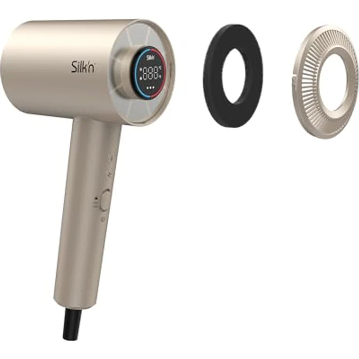 Silk'n HDB1PE1001 SilkyAir Pro Haartrockner, 1600 Watt, mit bürstenlosem Motor für Schnelles Trocknen und geschmeidiges Haar, Premium-Wasser-Ionen-Technologie, rose-gold – Bild 4