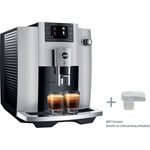 JURA Kaffeevollautomat 15676 E6 Platin (ECS), inkl. 24160 WiFi-Connect - Perfekter Cappuccino auf Knopfdruck