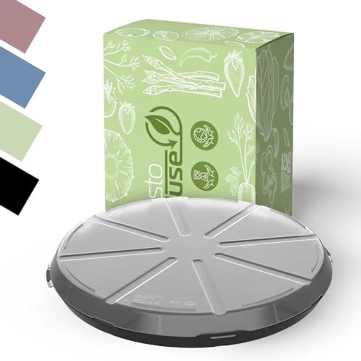 elasto Vorratsdose Pizzabox "ToGo", umweltfreundlich und BPA-frei, wiederverwendbar, für Spülmaschine geeignet – Bild 1