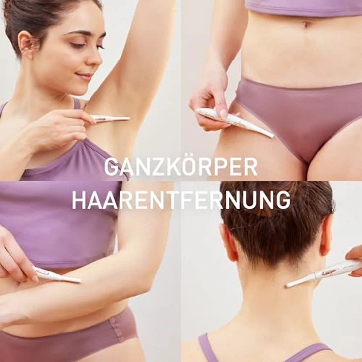Panasonic Körper- und Bikinitrimmer ES-WR51-P503, Kompakt, extra dünne Klinge, sanft zur Haut, batteriebetrieben – Bild 3