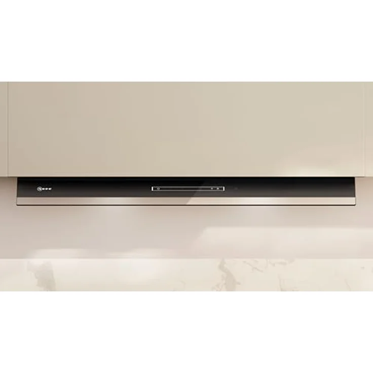 Neff D97XDP2S0, N 70, Integrierte Designhaube 90 cm, Klarglas schwarz bedruckt, Mattschwarz, mit Efficient Drive Motortechnologie und Home Connect Funktionen – Bild 8
