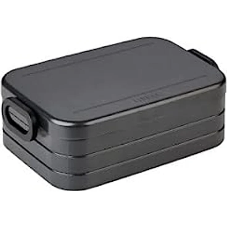 Mepal - Lunchbox Take A break midi - Brotdose mit Trennwand - Geeignet fur bis zu 4 butterbrote - 900 ml - Nordic black – Bild 1