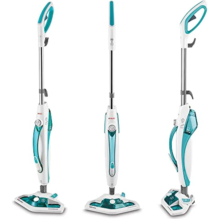 Polti Vaporetto PTEU0282 SV450_Double Dampfbesen mit integriertem Dampfreiniger,tötet und beseitigt 99,9% der Viren, Keime und Bakterien, Weiss-grün – Bild 2