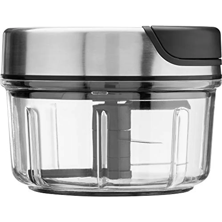 WMF Gourmet Gemüseschneider manuell mit Seilzug, 650ml, Kunststoff-Mixbehälter, Multi-Zerkleinerer ideal für Gemüse, Zwiebeln, Knoblauch, Nüsse, Kräuter oder Obst – Bild 5