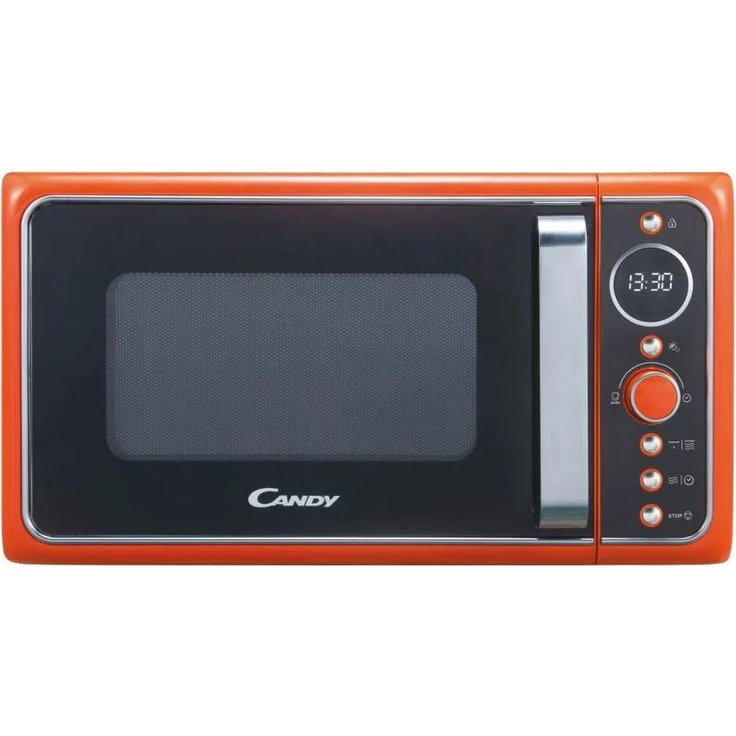 Candy Divo G20CO, Kombi-Mikrowelle mit 20 l, 700 W, Grillfunktion, LCD-Display, orange