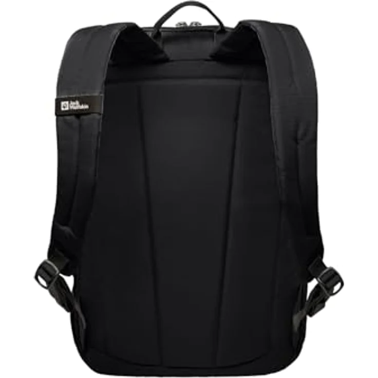 Jack Wolfskin Terraview Rucksack, Freizeitrucksack mit Laptopfach, Organizer und gepolsterten Schultergurten, Schwarz – Bild 2