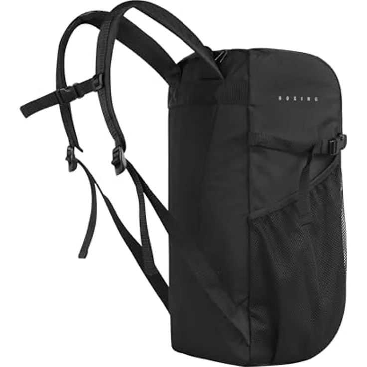 adidas Performance Sportrucksack BackPack Combat Sports, 30L, schwarz/weiß mit Seitentasche für Wasserflaschen und gepolstertem Laptopfach – Bild 3