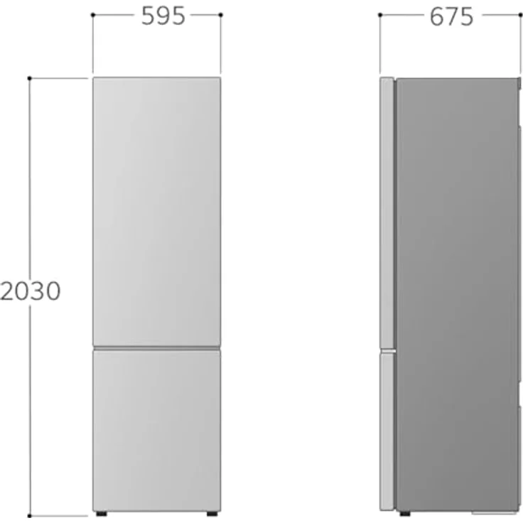 LG GBV22NCBPY Gefrierkombination, Total No Frost, Smart Inverter Compressor, DoorCooling+, 387 Liter, silber – Bild 9