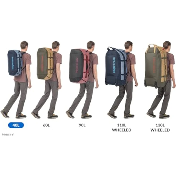 Eagle Creek Cargo Hauler Reisetasche 32 cm, 100% Polyester, glacier blue, 32 cm x 23 cm x 56 cm – Bild 8
