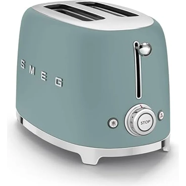 Smeg TSF01EGMEU Toaster 2 Scheiben Smaragdgrün matt – Bild 1