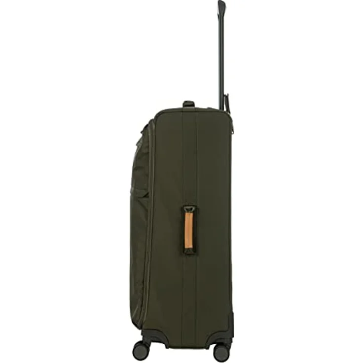 Bric's Trolley Groß X-Bag Kollektion, Weichgepäck-Koffer mit 2 Doppel-Rollen, Widerstandsfähig und Ultraleicht, Maße: 48x77x26cm, Olive – Bild 4