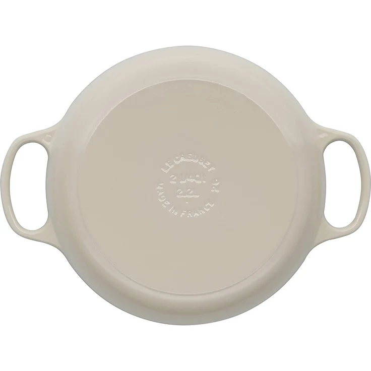 Le Creuset Signature Gourmet Bräter rund, 26cm, meringue – Bild 3