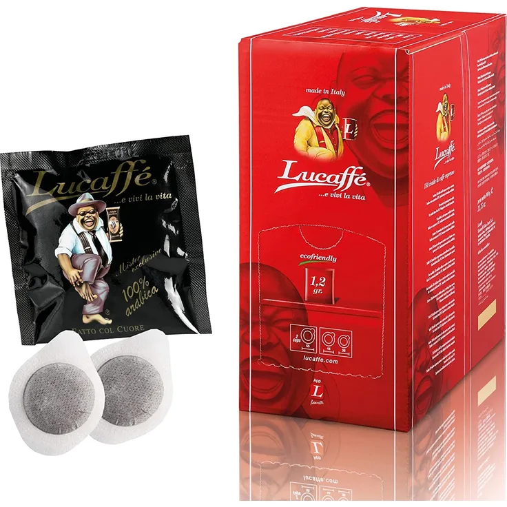 Lucaffé Mr. Exclusive ESE Pads 150 Stück, 100% Arabica, Genuss vom Gardasee
