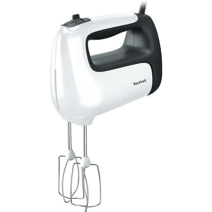 Tefal HT462138 Prep'mix+ Handmixer, 6 Geschwindigkeiten, 500W, Kunststoff, weiß – Bild 1