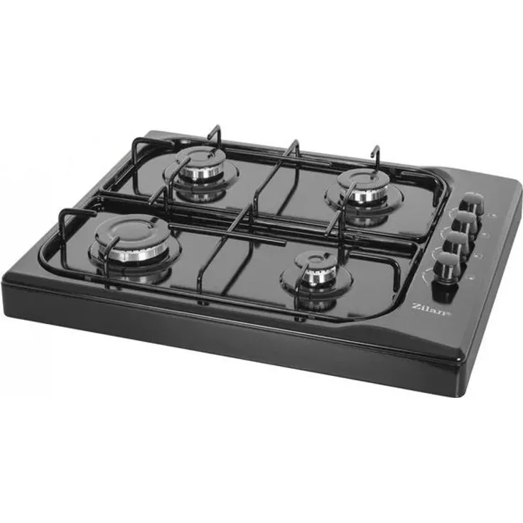 Zilan ZLN-1518 Gaskocher 4-Flammig Schwarz