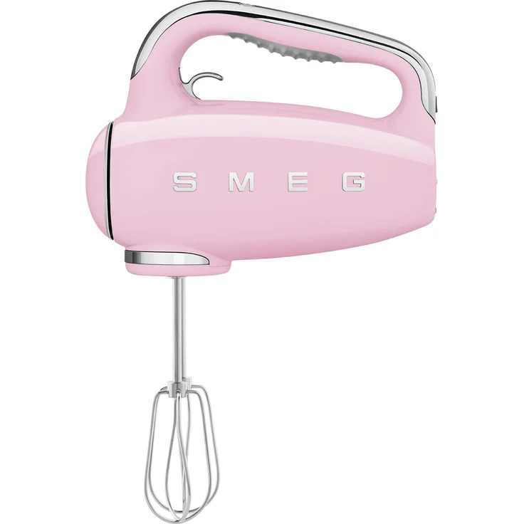 Smeg HMF01PKEU Handmixer im 50er Jahre, 250W, 9 Geschwindigkeiten, Kunststoff, cadillac pink – Bild 1