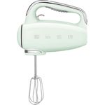Smeg HMF01PGEU Handmixer im 50er Jahre, 250W, 9 Geschwindigkeiten, Kunststoff, pastellgrün