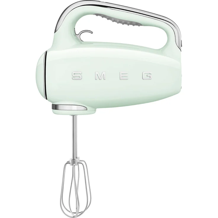 Smeg HMF01PGEU Handmixer im 50er Jahre, 250W, 9 Geschwindigkeiten, Kunststoff, pastellgrün – Bild 1