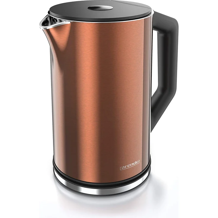 Arendo Elegant Wasserkocher, 1,5 l, 2200 W, Edelstahl Wasserkocher mit Temperatureinstellung 40-100 Grad - 1,5 Liter, chopper – Bild 1