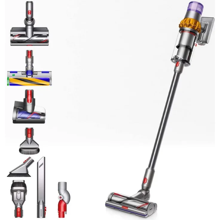 Dyson V15 Detect Absolute Extra, nickel-satin gelb – Bild 2