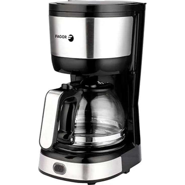Fagor Wakeup Must Kaffeemaschine, 0,6 l Glaskanne, 700 W Leistung, automatische Abschaltung und Tropf-Stopp-Funktion