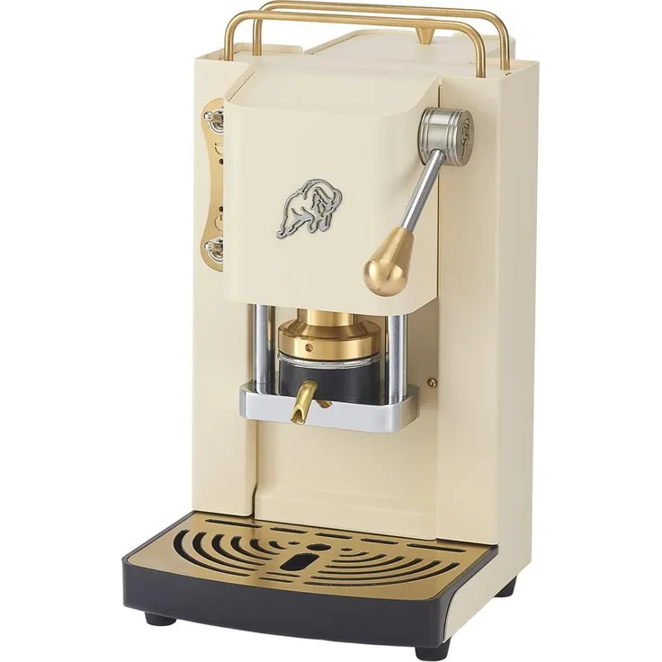 Faber Pro Essential Old British Heritage, Kapselmaschine in Weiss Messing