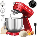 CHEFREE Küchenmaschine M500, 1800,00 W, 8,00 l Schüssel, 7L Schüssel mit 3 Rührwerkzeuge,1800W,10-Stufen,Planetenrührwerk, LED-Touchscreen, APP mit Online-Rezepten