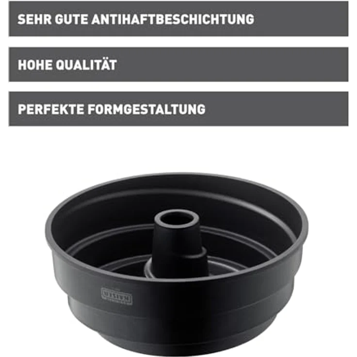 Kaiser Inspiration Backform, Twister 25 cm, antihaftbeschichtet, gleichmäßige Bräunung, grau – Bild 4
